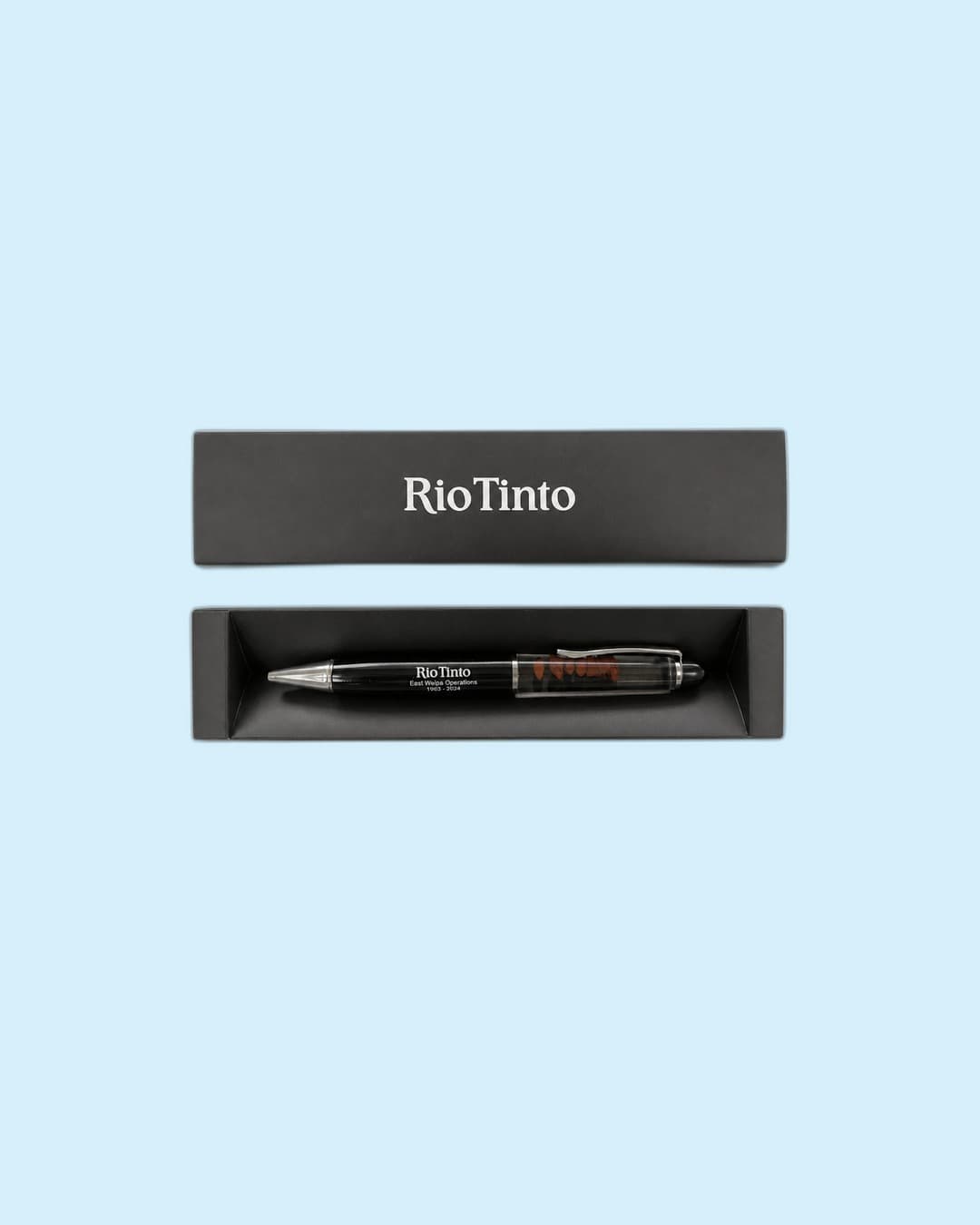 Rio Tinto — East Weipa Operations bauxite-display commemorative pen