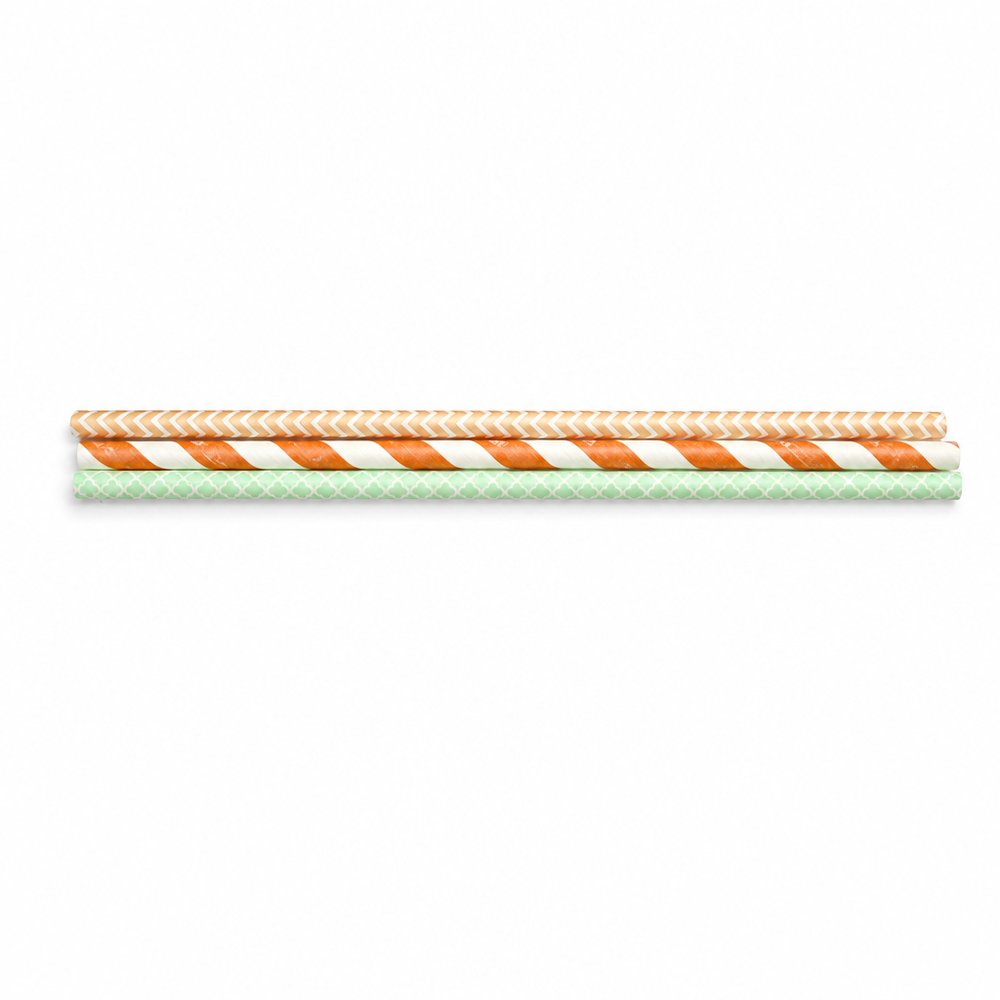 Custom Printed Paper Straws — Branded Eco Straws