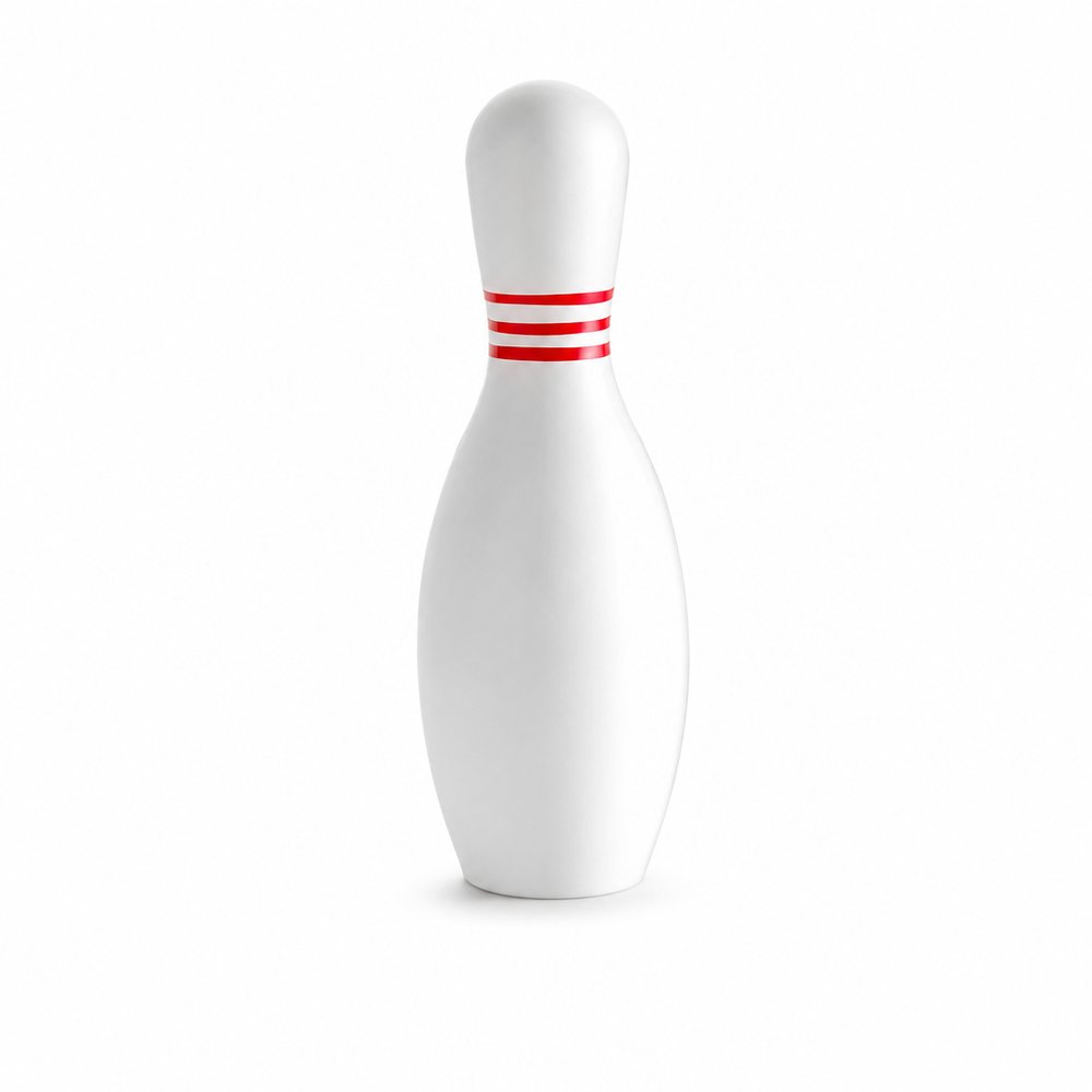 Bowling Pin Stress Balls — Branded PU Foam Squeeze Toy