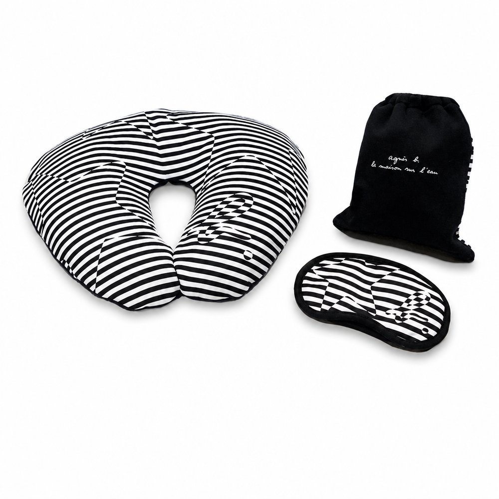 Custom Travel Set: Branded Neck Pillow & Eye Mask