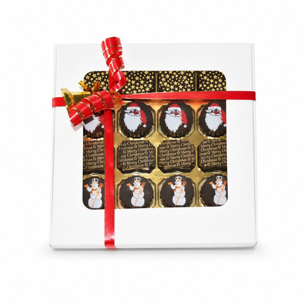Personalisierte 16-teilige Weihnachts-Pralinenbox