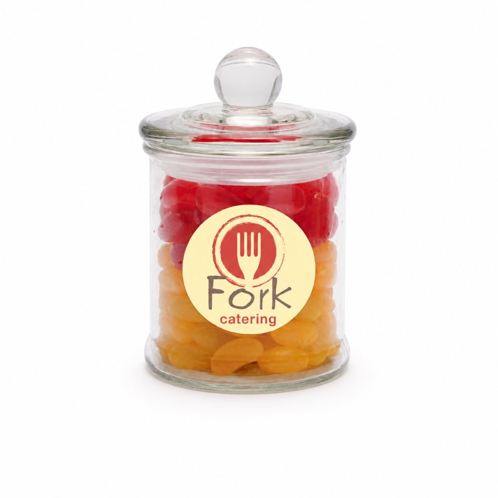 Personalisiertes Apothekerglas mit Süßigkeiten - 80g