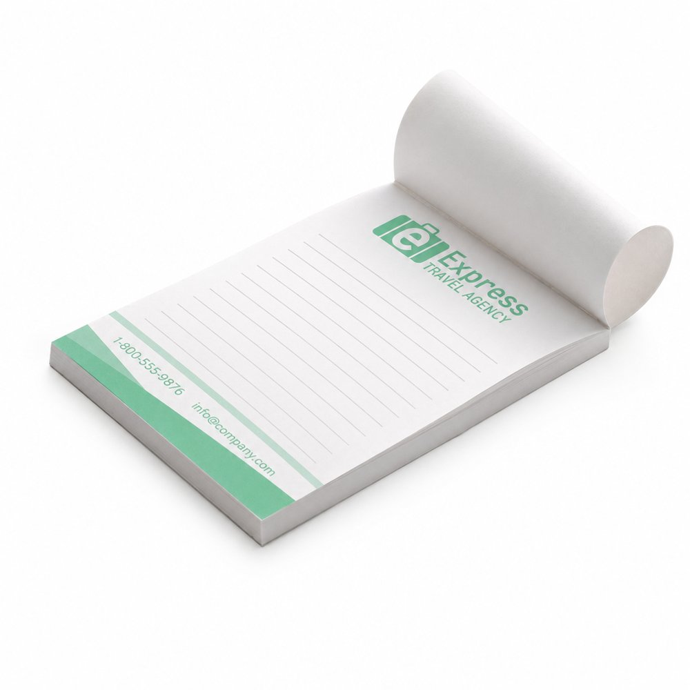 A6 Branded Notepads — Postcard Size Custom Print