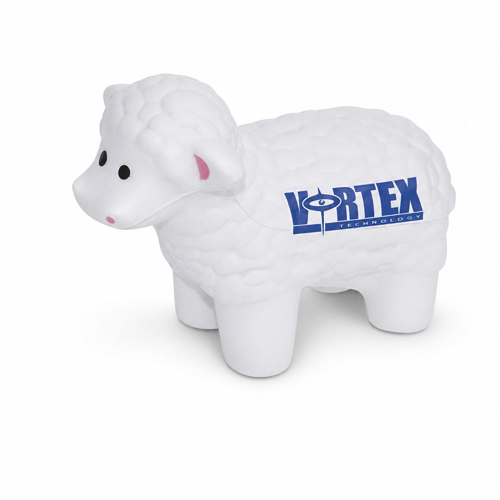 Sheep Stress Balls — Branded Foam Promo Toys