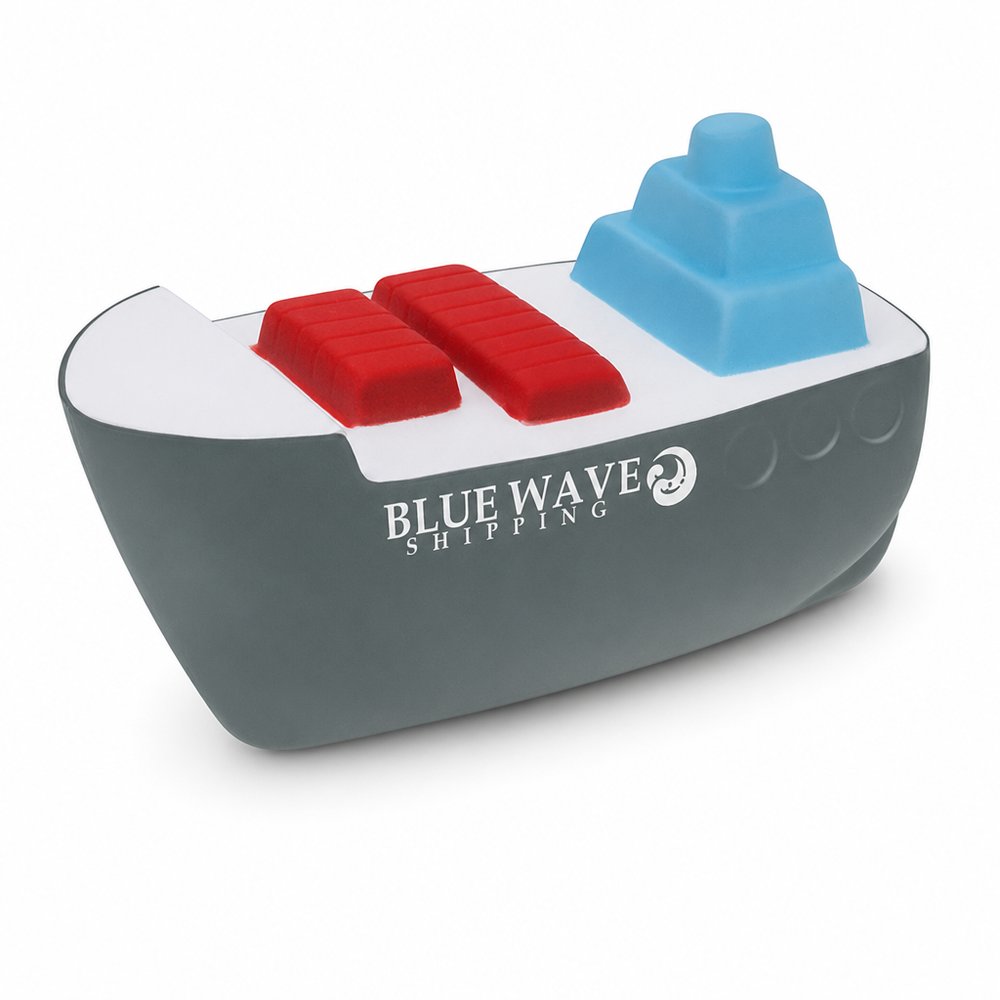 Cargo Ship Stress Ball — Branded Freight Giveaway