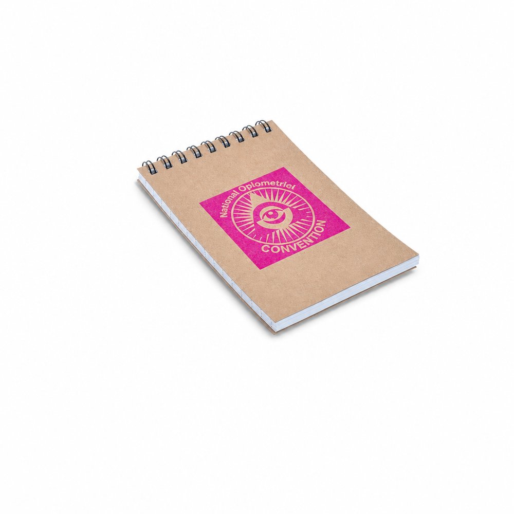 Eco Mini Spiral Notebook — Recycled Kraft Cover