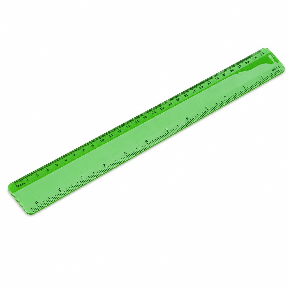 Branded 30cm Flexible PVC Ruler — Custom Print