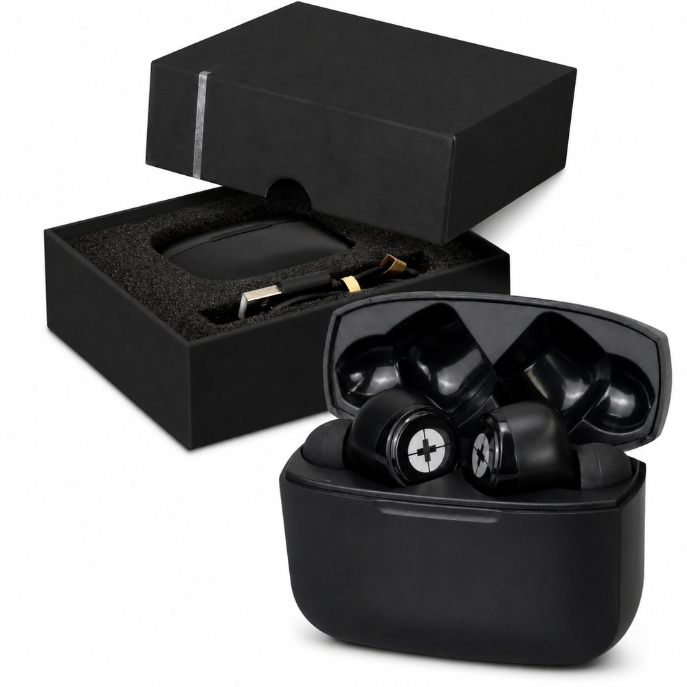 Swiss Peak ANC Wireless Earbuds in Gift Box