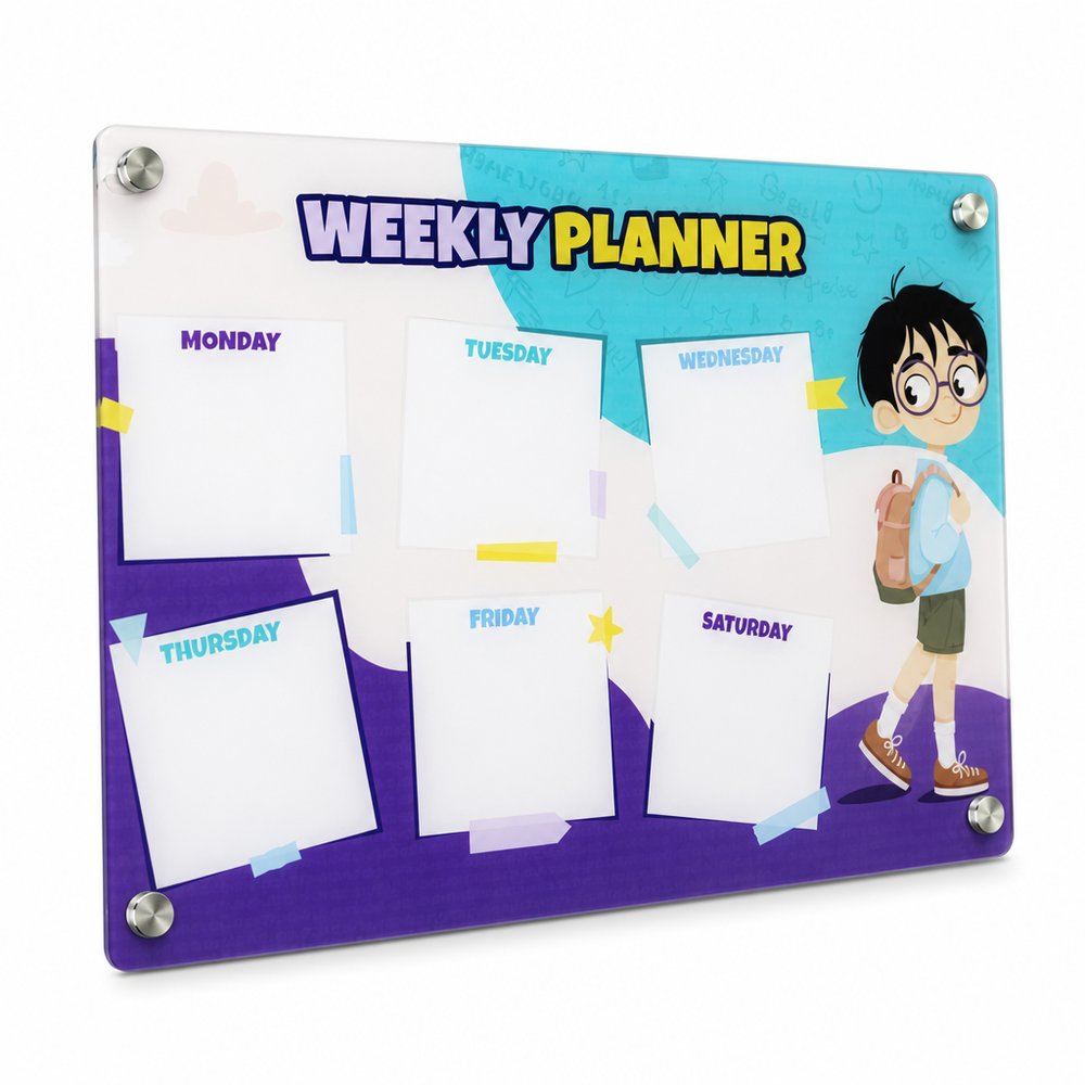 Acrylic Magnetic Fridge Planner