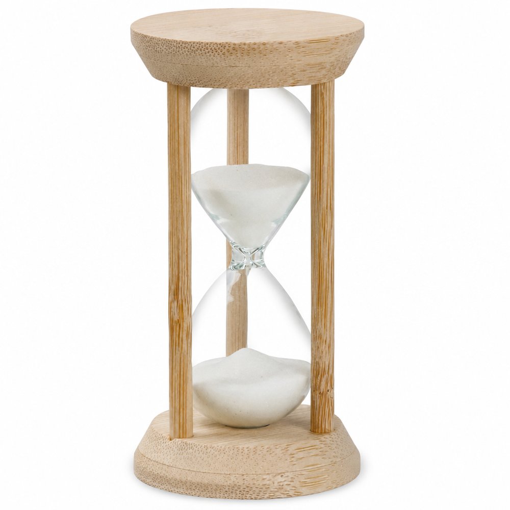 Tempus Bamboo Hourglass with Kraft Gift Box