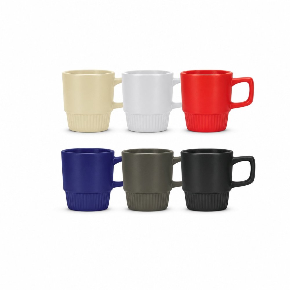 Barista Stackable Ceramic Coffee Mug