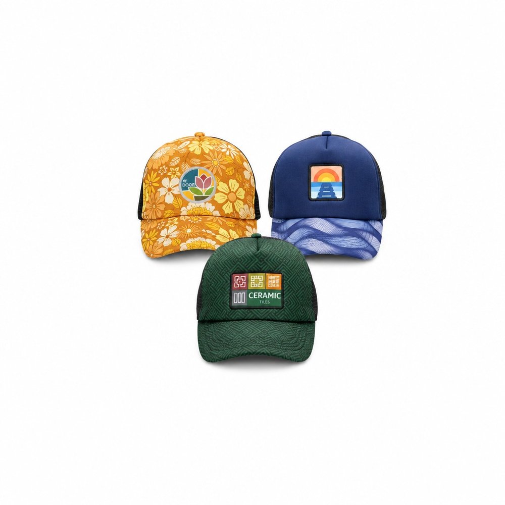 Cruise Custom Trucker Cap with Full-Colour Patch