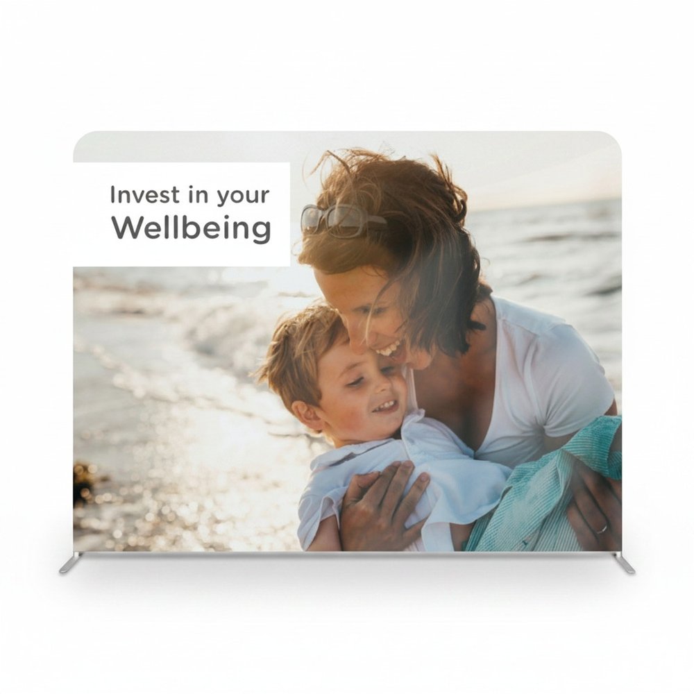 Large Format Stretch Media Display Wall