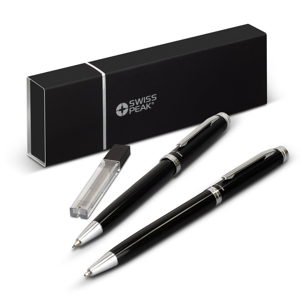 Swiss Peak Luzern Stainless Steel Writing Set