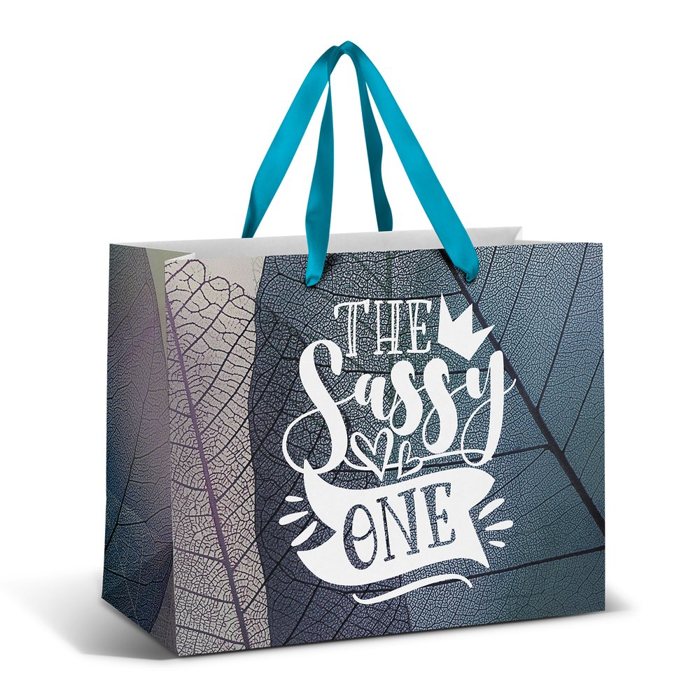 Large Ribbon Handle Gift Bag - Full Colour Print