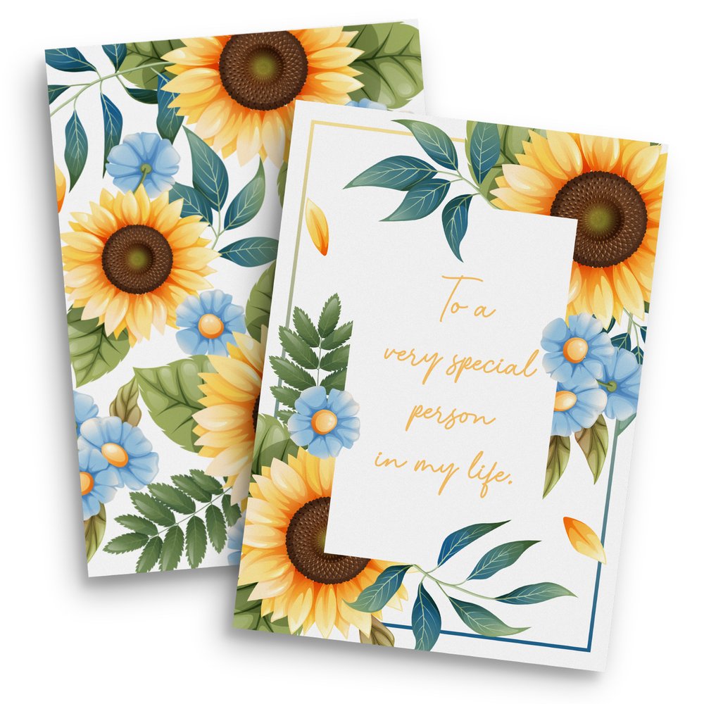 A4 Matte Message Card