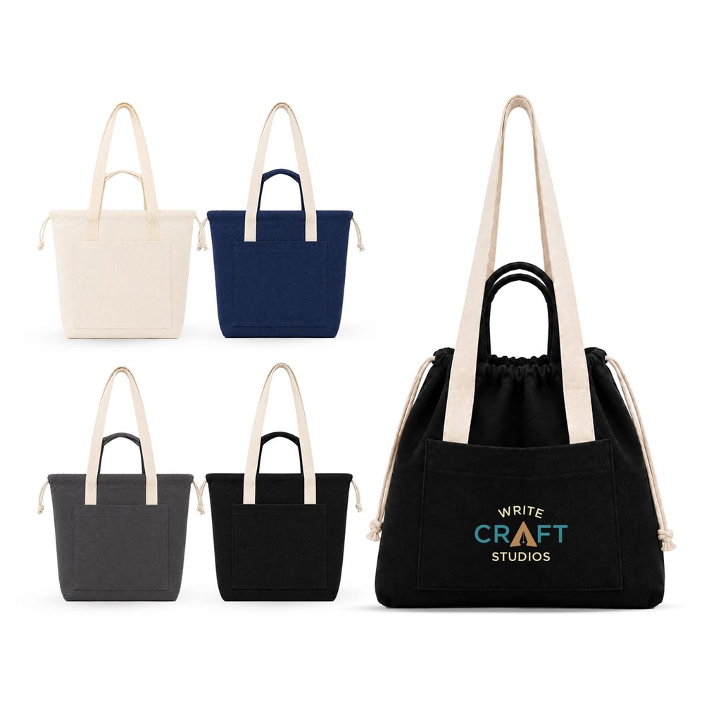 Darby Heavyweight Drawstring Tote Bag