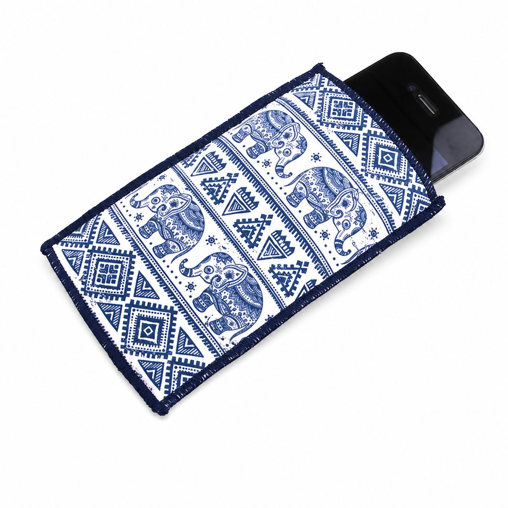 Microfibre Phone Pouches — Full Colour Custom Print