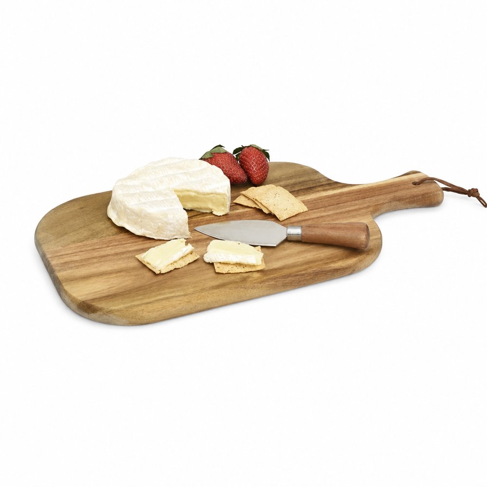 Florence Acacia Cheese Board Set — Branded Corporate Gift