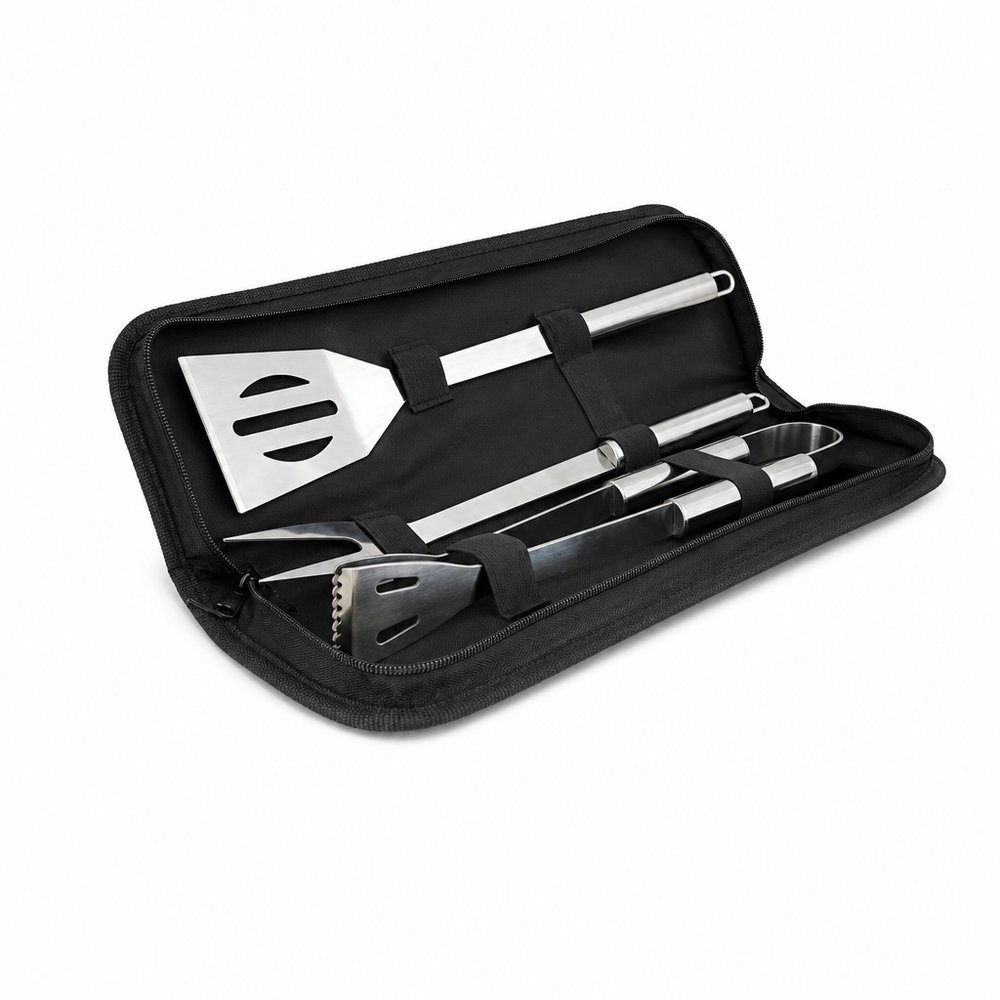 Smoke House Branded BBQ Set with Stainless Tools