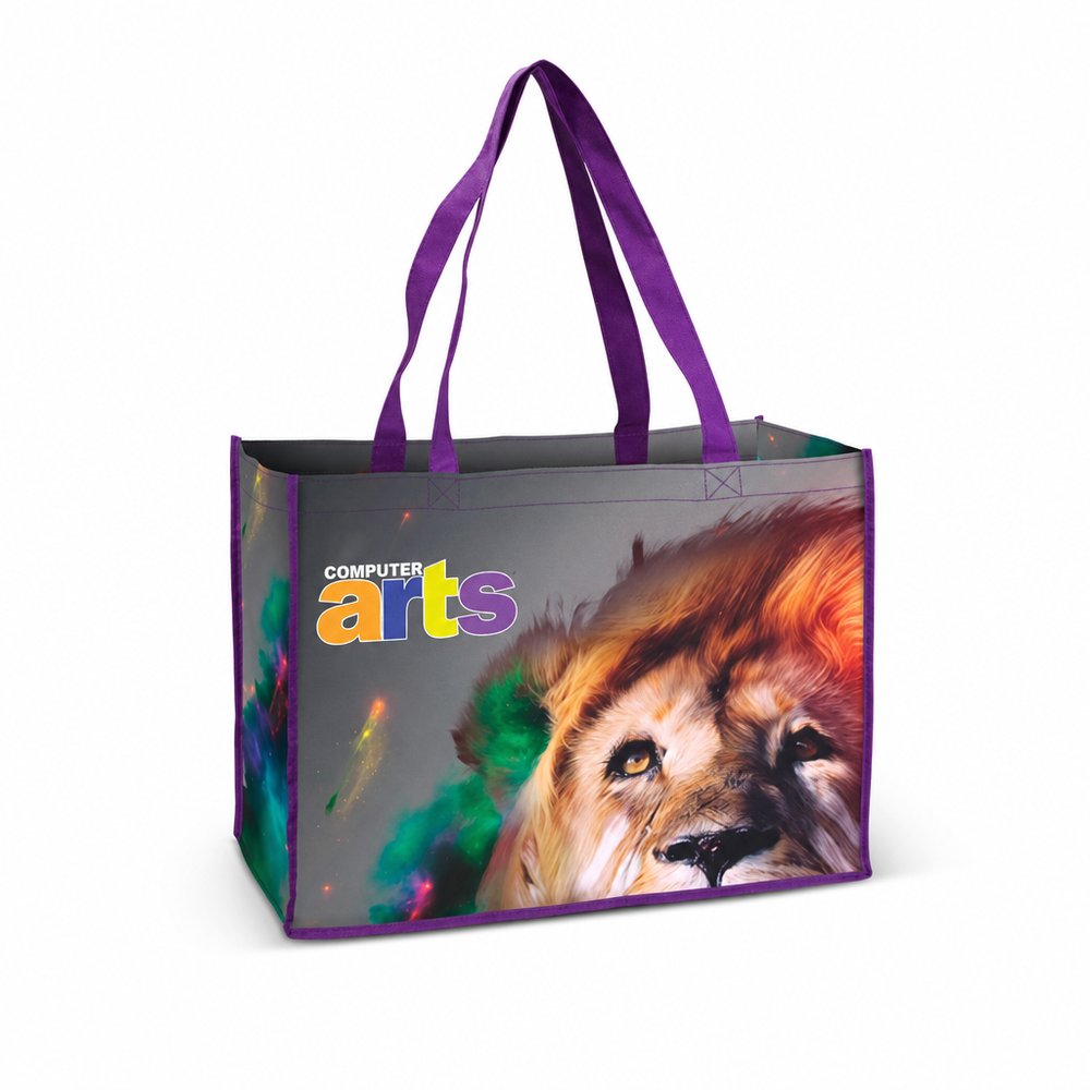 Full Colour Cotton Tote Bag, All-Over Print