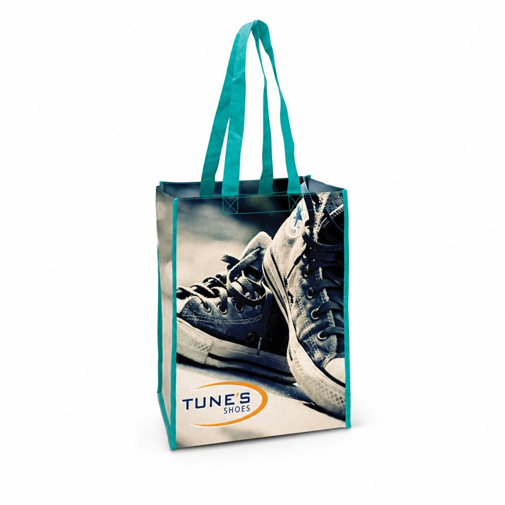 Tall Cotton Tote Bag with Full Colour Print