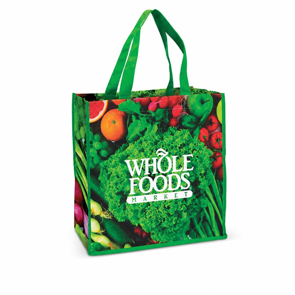 Large Natural Cotton Tote Bag, Full Colour Print