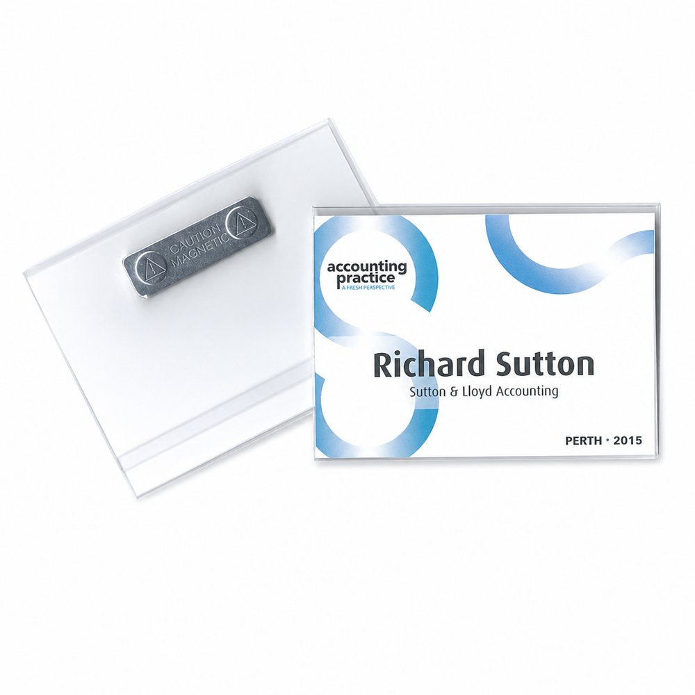 Event PVC Name Badge Holders