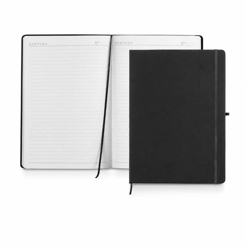 Endeavour A4 Faux Leather Notebook — Branded Journal