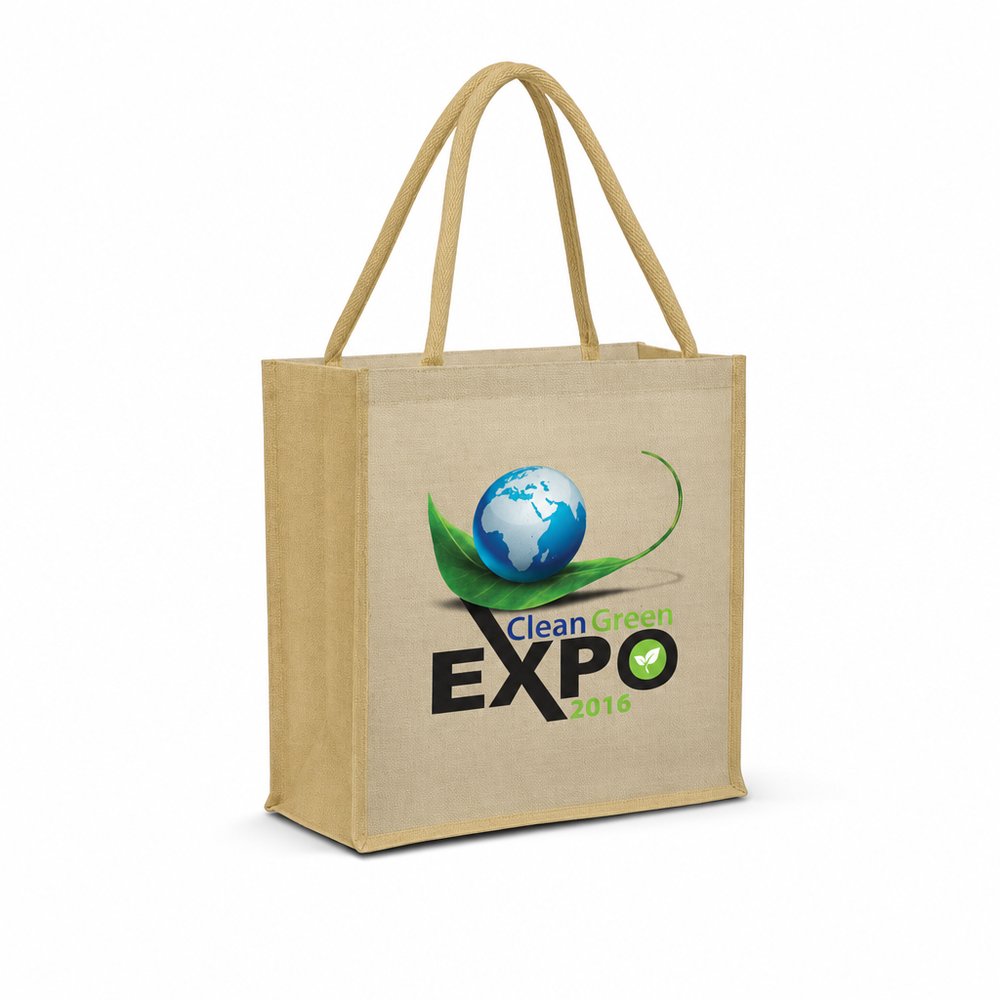 Laminated Juco Tote Bags — Branded Eco Shoppers