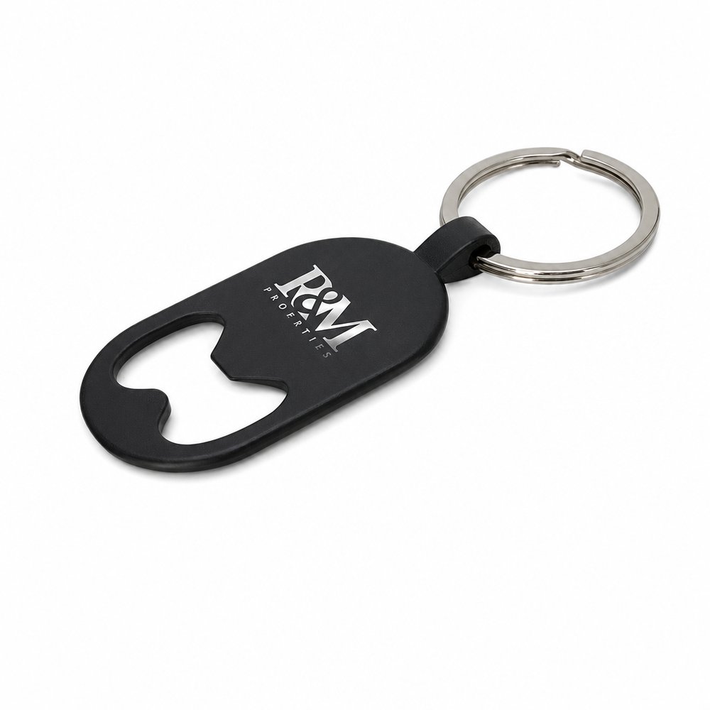 Branded Metal Bottle Opener Keyring