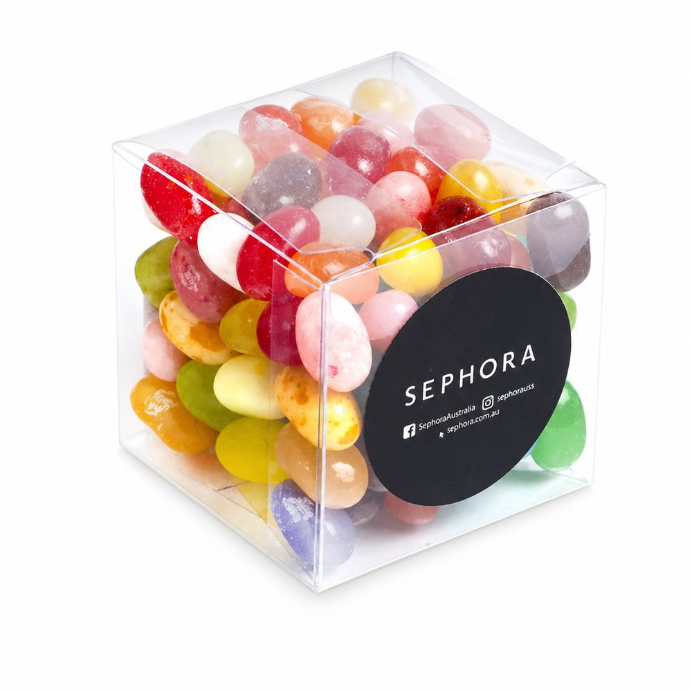 Branded Jelly Belly Cube — 110g Jelly Bean Gift