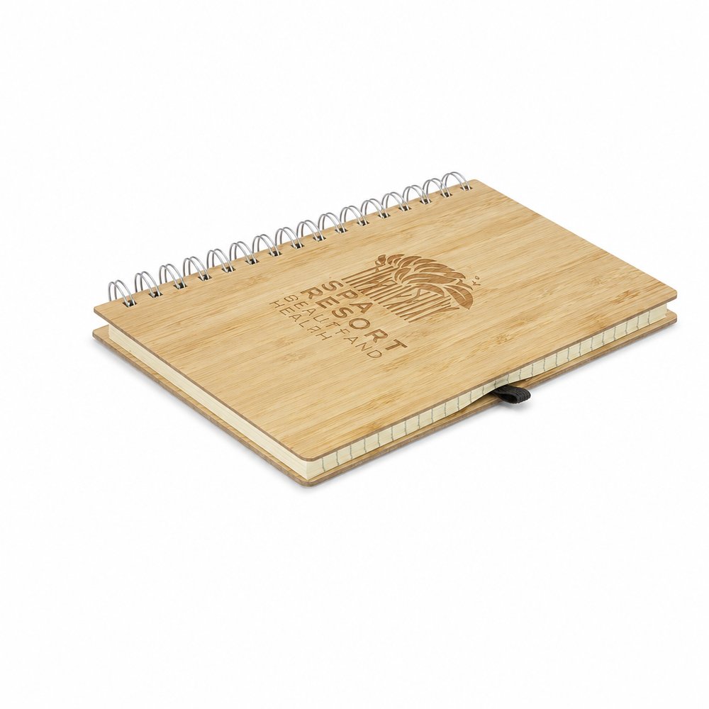 Bamboo Cover Notebook A5 - Branded Eco Stationery