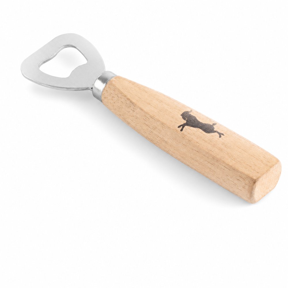 Retro Timber Handle Bottle Opener — Custom Branded