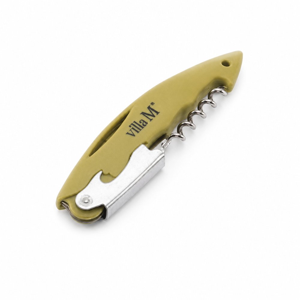 Waiter's Corkscrew with Bottle Opener & Foil Cutter