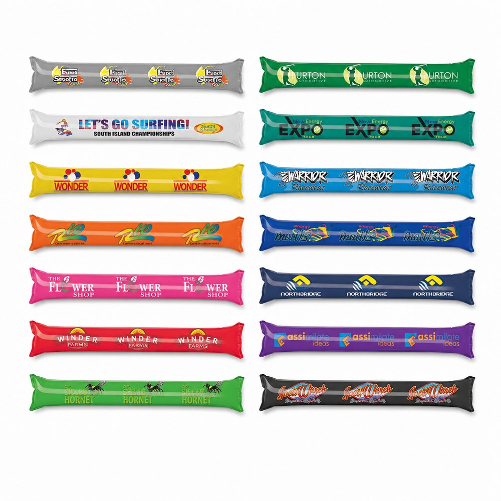 Inflatable Thunder Cheering Sticks - Branded Event Giveaway