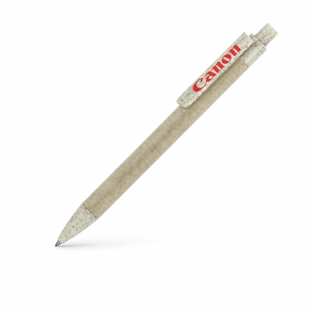 Eco Wheat & Paper Pens — Biodegradable Branded Pen