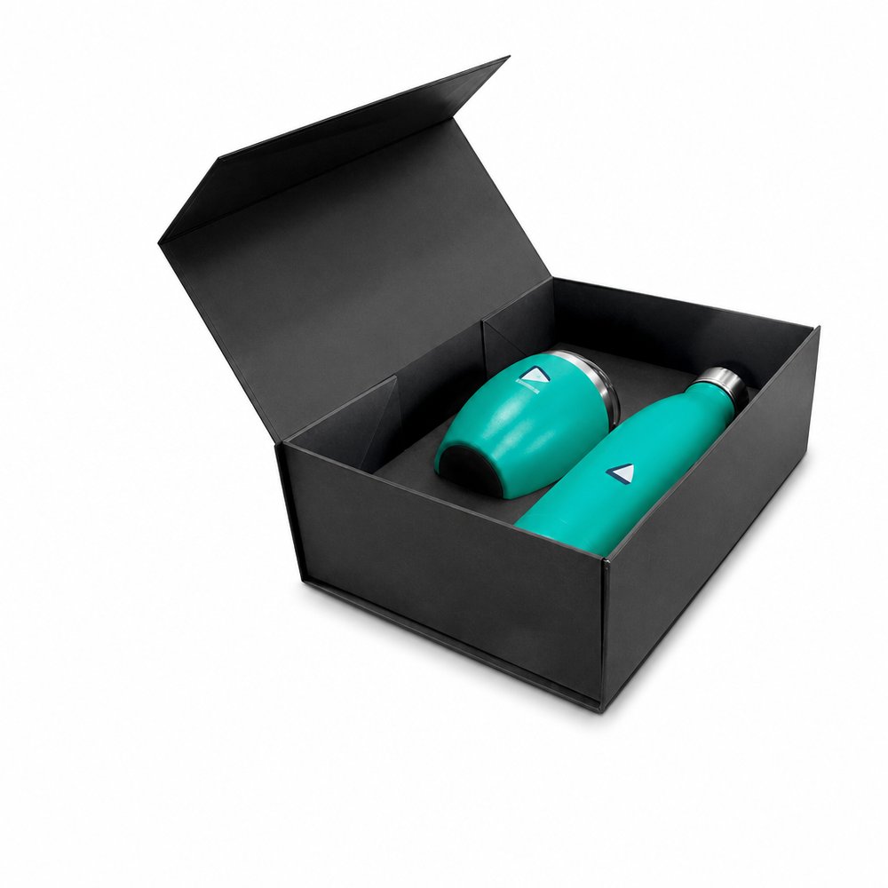 Abby Rhino Vacuum Insulated Bottle & Cup Gift Set
