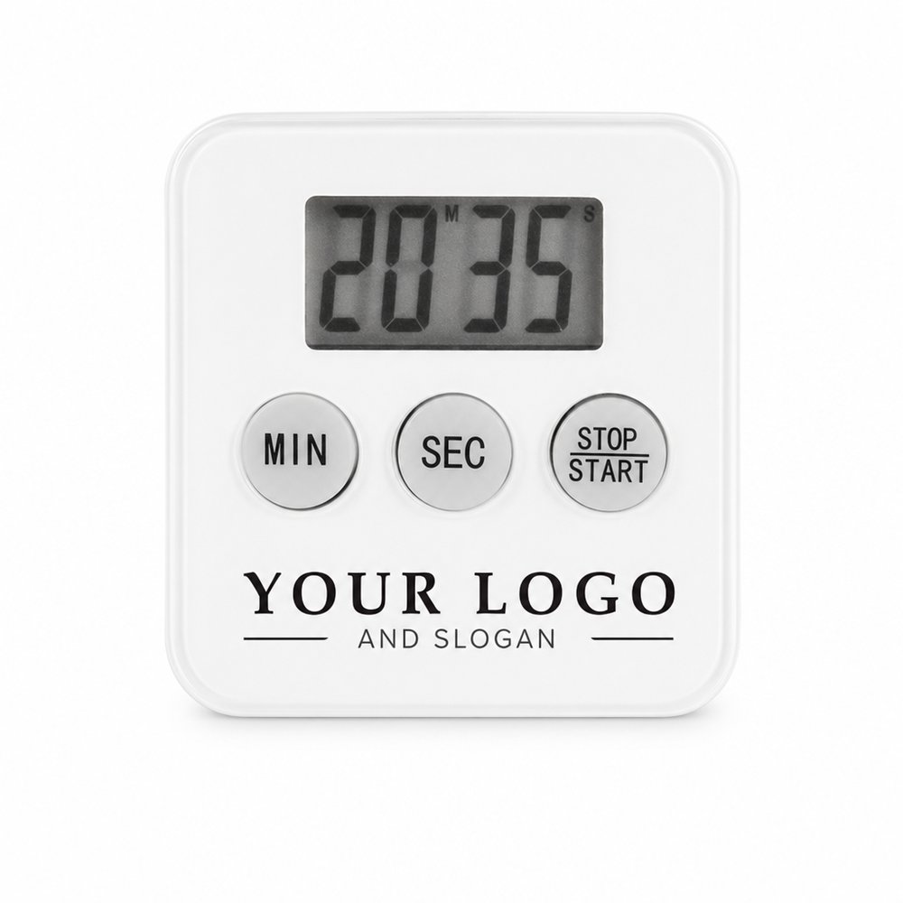 Branded Magnetic Kitchen Timer with Custom Logo