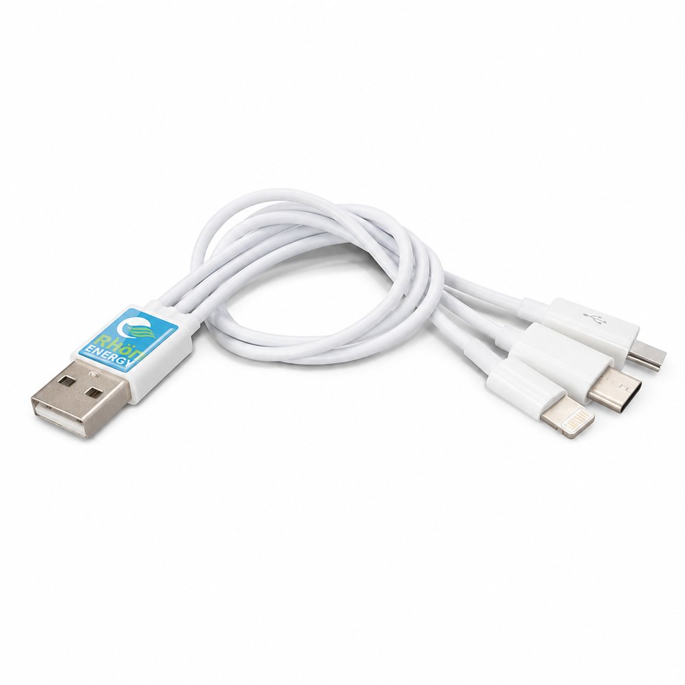 Branded 3-in-1 Phone Charging Cable
