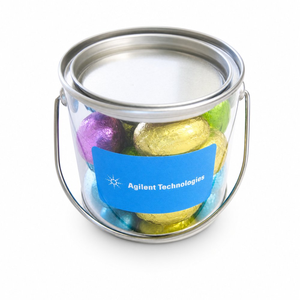 Corporate Chocolate Easter Egg Mini Bucket (130g)