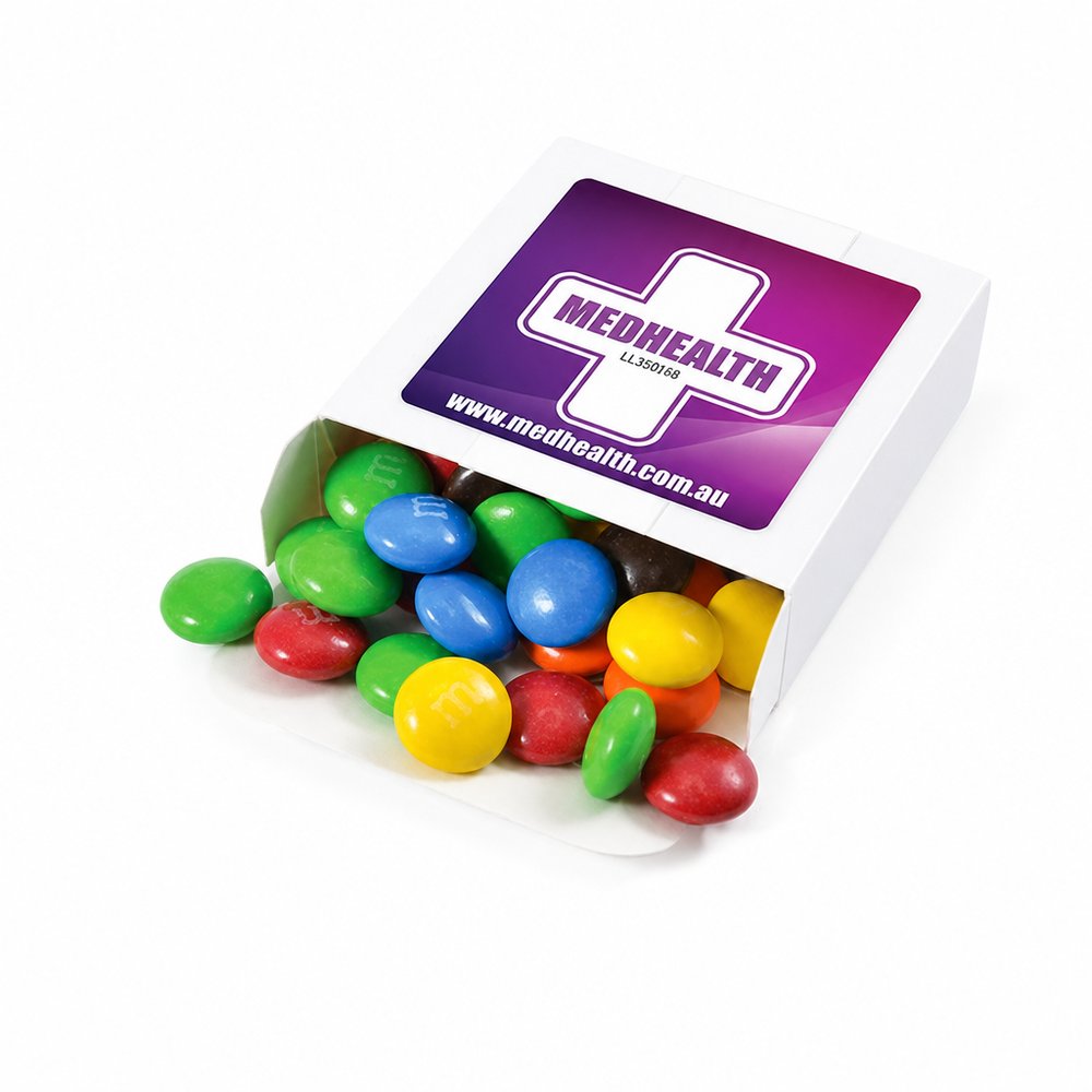 Branded M&M's in Eco Box 50g — Custom Confectionery