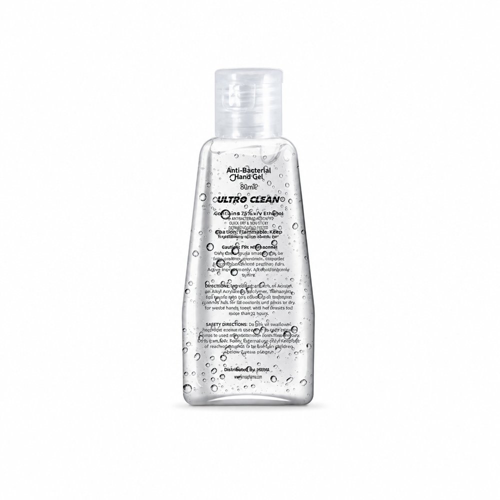 Branded 60ml Hand Sanitiser — 75% Ethyl Alcohol