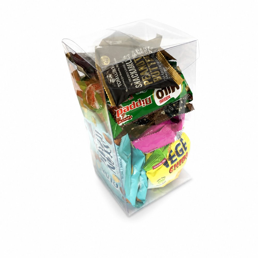 Große bedruckte Wellness-Snackbox