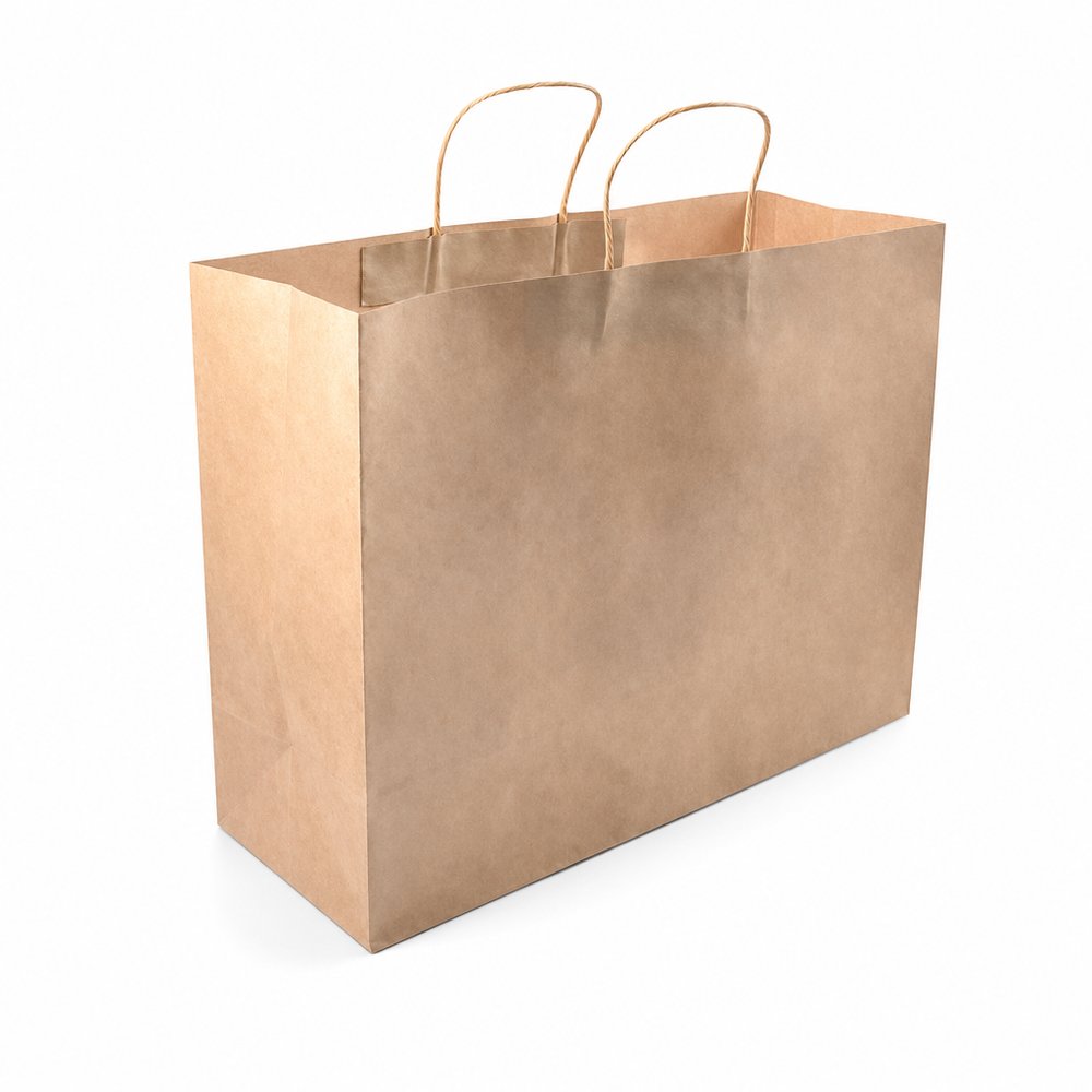 Branded Kraft Paper Bag Extra Large — Eco Tote