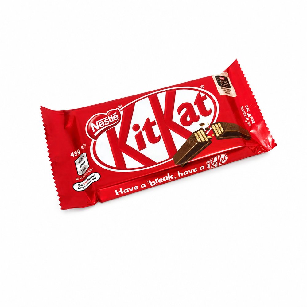 Branded KitKat Chocolate Bars 45g — Custom Printed Sleeve