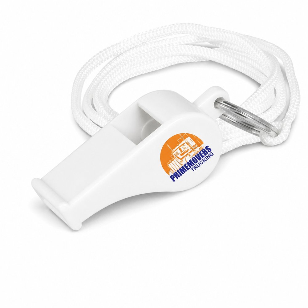 Branded Whistles with Lanyard for Events
