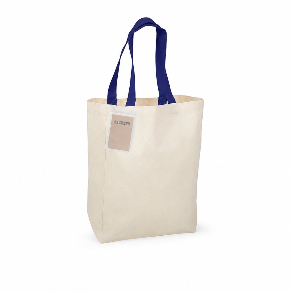 Interaktive Baumwolltasche zum Ausmalen mit Wachsmalstiften