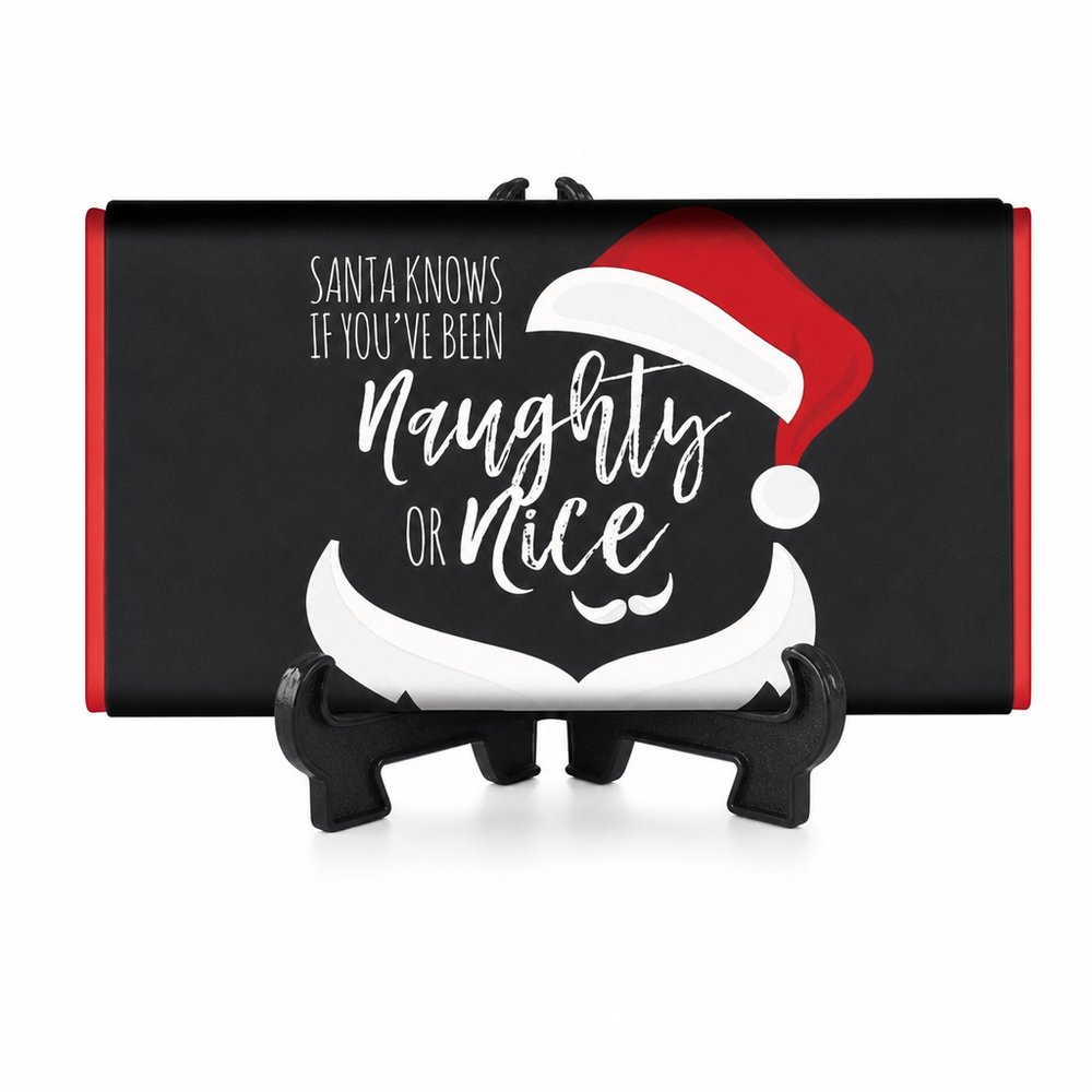 Branded Naughty or Nice Christmas Chocolate Bar 48g