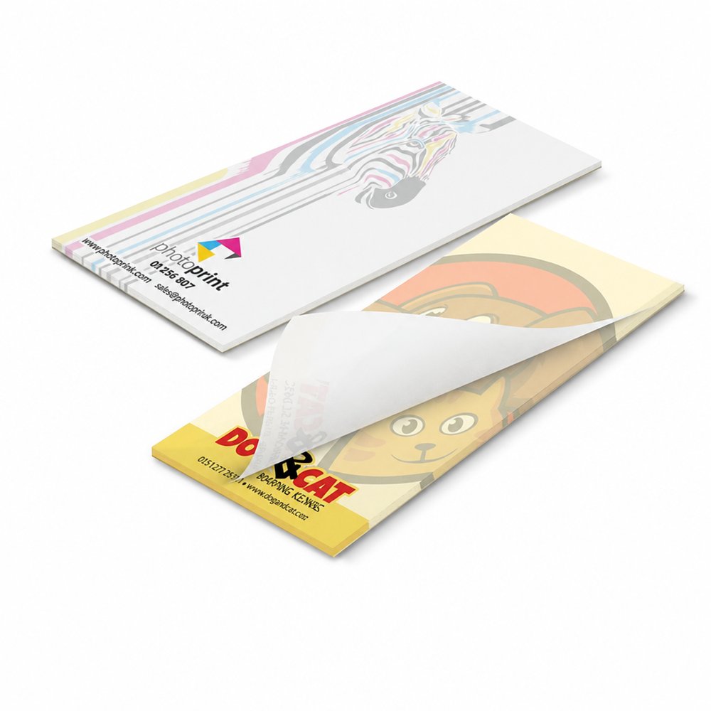 Full Colour Branded Notepads 90mm x 160mm